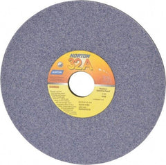 Norton - 8" Diam x 1-1/4" Hole x 1/4" Thick, I Hardness, 46 Grit Surface Grinding Wheel - Aluminum Oxide, Type 1, Coarse Grade, 3,105 Max RPM, Vitrified Bond, No Recess - Industrial Tool & Supply