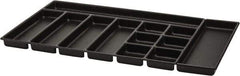 Kennedy - Tool Box Durable ABS Plastic Organizer - 30" Wide x 18-1/2" Deep x 2" High, Black, For 34" Cabinets - Industrial Tool & Supply