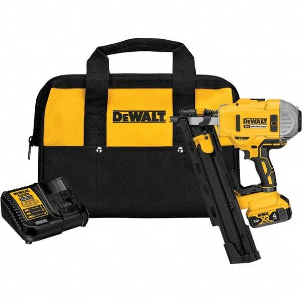 DeWALT - Cordless Nailers Fastener Type: Framing Nailer Kit Nail Length (Inch): 2" - 3-1/4" - Industrial Tool & Supply