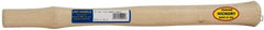 Made in USA - 18" Long Replacement Handle for Ball Pein, Machinist & Riveting Hammers - 1-3/16" Eye Length x 11/16" Eye Width, Hickory, Material Grade Type A - Industrial Tool & Supply