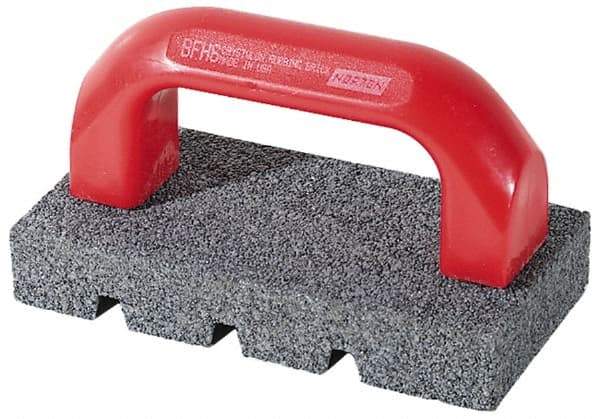 Norton - 20 Grit Silicon Carbide Rectangular Roughing Stone - Very Coarse Grade, 3-1/2" Wide x 8" Long x 1-1/2" Thick - Industrial Tool & Supply