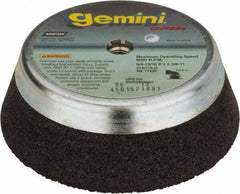 Norton - 6" Diam, 2" Overall Thickness, 16 Grit, Type 11 Tool & Cutter Grinding Wheel - Very Coarse Grade, Aluminum Oxide/Silicon Carbide Blend, Q Hardness, 6,000 RPM - Industrial Tool & Supply