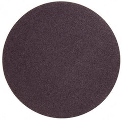 Norton - 24" Diam, 36 Grit Aluminum Oxide Adhesive PSA Disc - Very Coarse, Brown, X Weighted Cloth Backing, Flexible - Industrial Tool & Supply