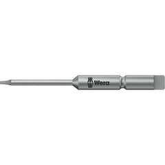 Wera - 4mm Drive IPR1 Tamperproof Torx Screwdriver Bit - 44mm OAL, Power Bit - Industrial Tool & Supply