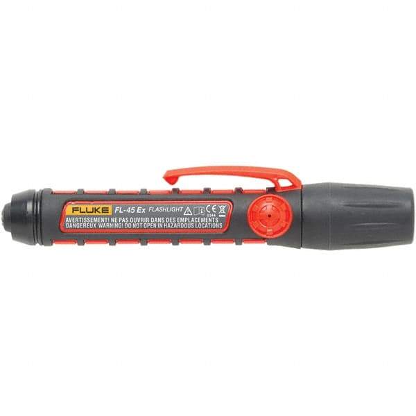 Fluke - LED Bulb, 45 Lumens, Mini Flashlight - Plastic Body, AAA Batteries - Industrial Tool & Supply