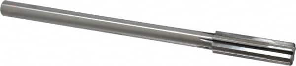 Made in USA - 0.59" Carbide-Tipped 6 Flute Chucking Reamer - Industrial Tool & Supply