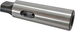 Jacobs - MT3 Inside Morse Taper, MT5 Outside Morse Taper, Standard Reducing Sleeve - Soft with Hardened Tang, 1/4" Projection, 155.45mm OAL - Exact Industrial Supply