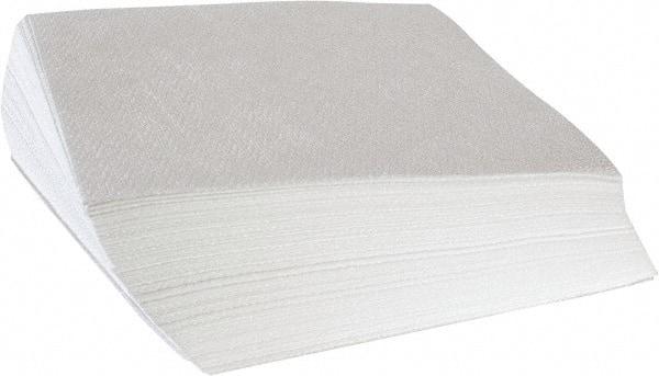 Kimtech - Flat Fold Clean Room/Lab/Critical Task Wipes - Poly Pack, 9" x 9" Sheet Size, White - Industrial Tool & Supply