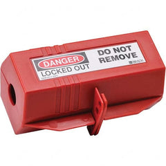 Brady - Plug-Encasing Plug Lockout - Industrial Tool & Supply