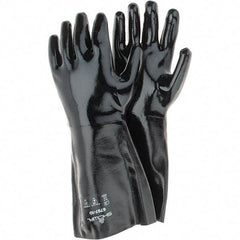 SHOWA - 18 mil Thick, Chemical Resistant Gloves - MP 1/PR ELBW LENGTH SMTH FIN NEOPRN GLVS - Industrial Tool & Supply