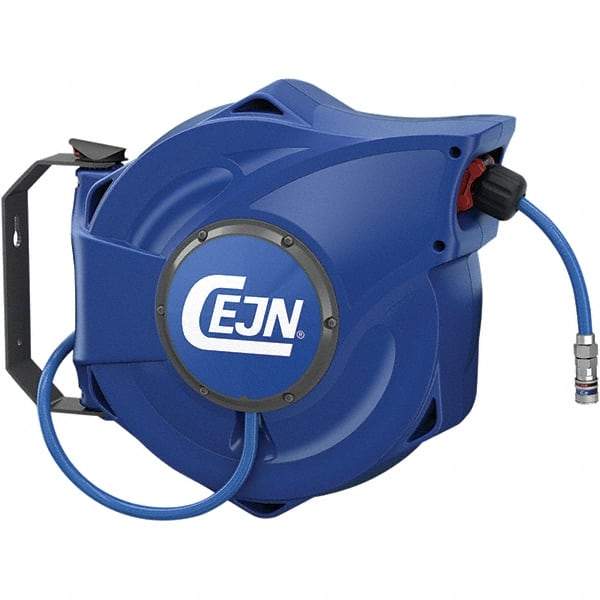 CEJN - 55' Spring Retractable Safety Hose Reel - 232 psi, Hose Included - Industrial Tool & Supply