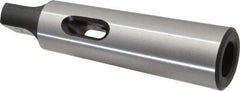 Jacobs - MT2 Inside Morse Taper, MT4 Outside Morse Taper, Standard Reducing Sleeve - Soft with Hardened Tang, 1/4" Projection, 123.95mm OAL - Exact Industrial Supply