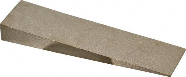 Ampco - 6" OAL Nonsparking Flange Wedge - 1-1/2" Wide x 3/4" High - Industrial Tool & Supply