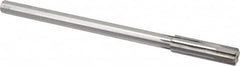 Made in USA - 0.549" Carbide-Tipped 6 Flute Chucking Reamer - Industrial Tool & Supply