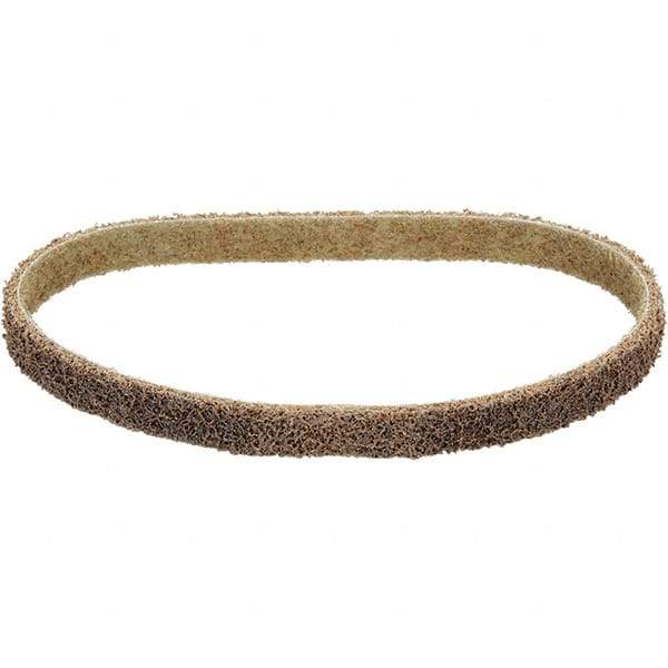 Dynabrade - 1/2" Wide x 18" OAL, Aluminum Oxide Abrasive Belt - Aluminum Oxide, Coarse, Nonwoven, Cloth Backing, Wet/Dry - Industrial Tool & Supply