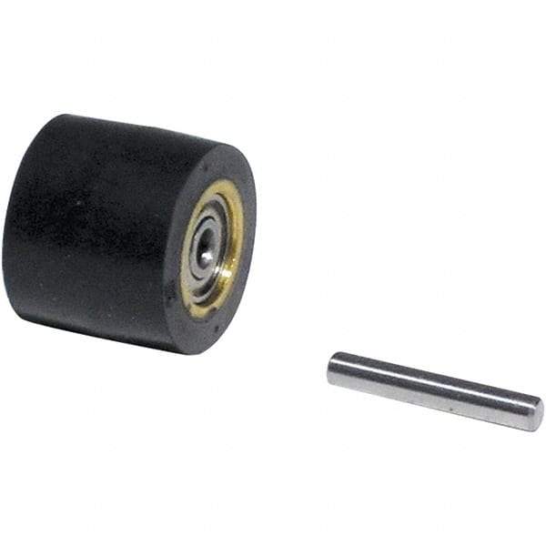 Dynabrade - Contact Wheel Assembly - Crown Face Rubber - Industrial Tool & Supply