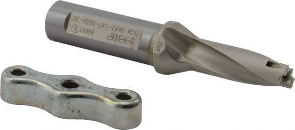 Iscar - 0.492 to 0.508" Diam, 3xD, 1.47" Max Depth, 5/8" Shank Diam, Replaceable Tip Drill - 12 Seat Size, DCM Toolholder, Series ChamDrill - Industrial Tool & Supply