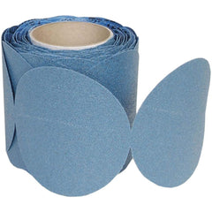 Norton - 6" Diam, 80 Grit Zirconia Alumina Adhesive PSA Disc - Industrial Tool & Supply