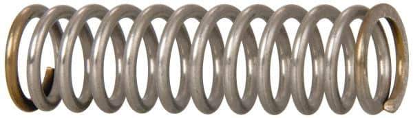Value Collection - 0.42" OD, 1-1/2" Free Length, Compression Spring - 19.27 Lb Spring Rating - Industrial Tool & Supply
