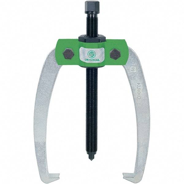 KUKKO - 2 Jaw, 1/2" to 6-3/8" Spread, 6-1/2 Ton Capacity, Jaw Puller - For Bearings, Gears, Discs - Industrial Tool & Supply