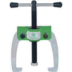 KUKKO - 2 Jaw, 1/4" to 2-3/8" Spread, 1 Ton Capacity, Jaw Puller - 2" Reach, For Bearings, Gears, Discs - Industrial Tool & Supply