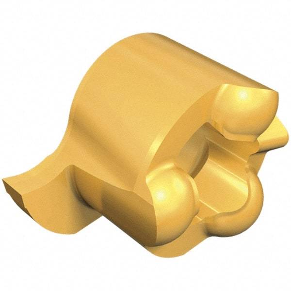 Iscar - 8222010GIQL Grade IC528, 2.22mm Cutting Width Carbide Grooving Insert - 1.5mm Max Depth of Cut, Left Hand, 0.1mm Corner Radius, TiCN/TiN Finish - Industrial Tool & Supply