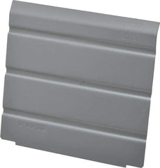Vidmar - Tool Box Steel Drawer Divider - 4-1/4" Wide x 4-5/8" Deep x 4-1/2" High, Gray, For Vidmar Cabinets - Industrial Tool & Supply