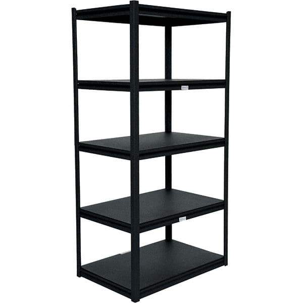 Vestil - 5 Shelf Steel Shelving - 2,000 Lb Capacity, 24" Wide x 72" High x 36" Deep - Industrial Tool & Supply