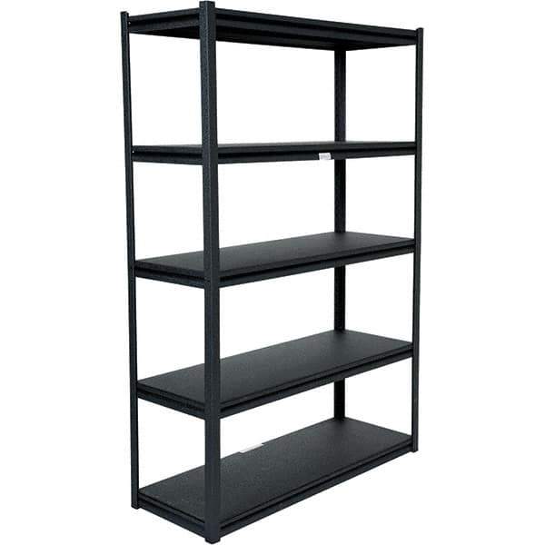 Vestil - 5 Shelf Steel Shelving - 2,000 Lb Capacity, 18" Wide x 72" High x 48" Deep - Industrial Tool & Supply