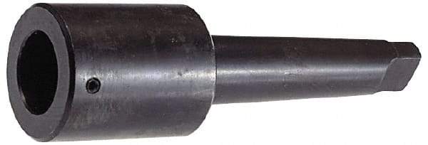 Collis Tool - 1-7/8 Inch Tap, 2-1/2 Inch Tap Entry Depth, MT5 Taper Shank, Standard Tapping Driver - 3-1/4 Inch Projection, 2-5/8 Inch Nose Diameter, 1.519 Inch Tap Shank Diameter, 1.139 Inch Tap Shank Square - Exact Industrial Supply