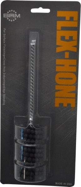 Brush Research Mfg. - 1-3/8" Bore Diam, 180 Grit, Silicon Carbide Flexible Hone - Extra Fine, 8" OAL - Industrial Tool & Supply