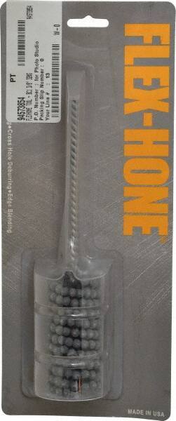 Brush Research Mfg. - 1-3/8" Bore Diam, 320 Grit, Silicon Carbide Flexible Hone - Extra Fine, 8" OAL - Industrial Tool & Supply