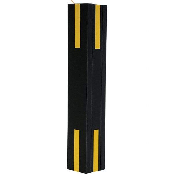 Vestil - 6" High, Column Protector - Fits 6" Columns, Black - Industrial Tool & Supply