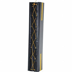 Vestil - 6" High, Column Protector - Fits 5" Columns, Black - Industrial Tool & Supply