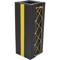 Vestil - 3" High, Column Protector - Fits 8" Columns, Black - Industrial Tool & Supply