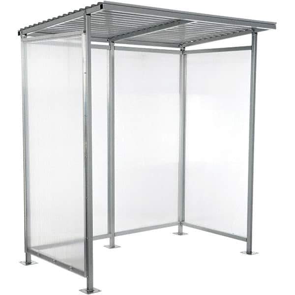 Vestil - Shelters Type: Smoking Shelter Width (Feet): 6 - Industrial Tool & Supply