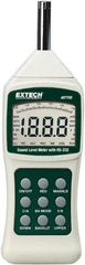 Extech - A and C Frequency Weight, LCD Display Sound Meter - 30 to 130 Decibels - Industrial Tool & Supply