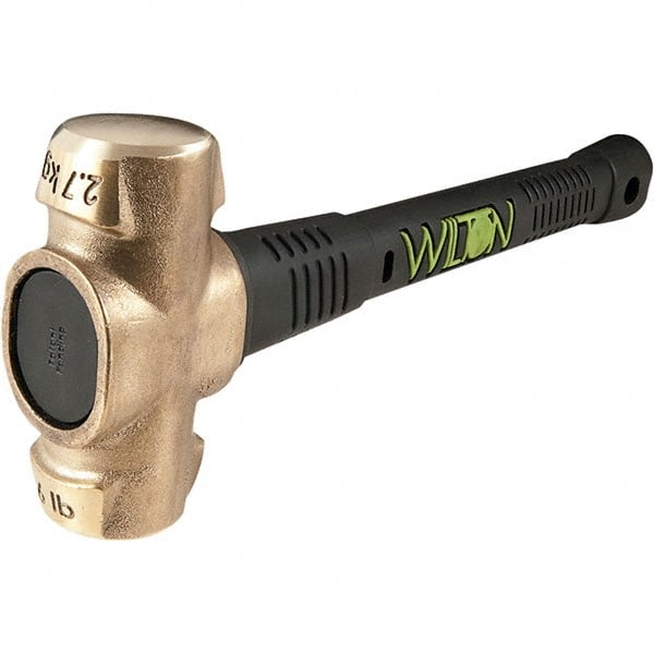 Wilton - Non-Sparking Hammers Tool Type: Brass Hammer Head Material: Brass - Industrial Tool & Supply