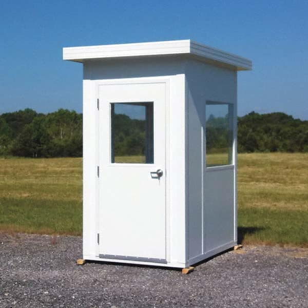 Panel Built - 6' Long x 6' Wide x 8' High, Guard Booth - Industrial Tool & Supply