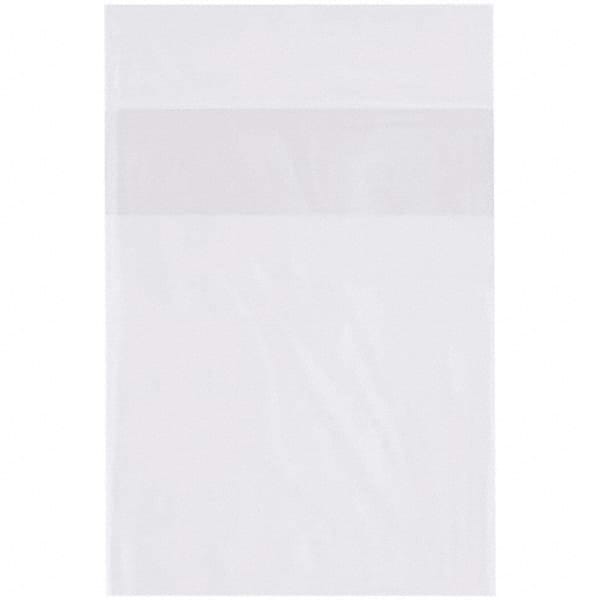 Value Collection - Pack of (1000), 8 x 10" 2 mil Flap Lock Poly Bags - Industrial Tool & Supply
