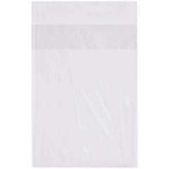 Value Collection - Pack of (1000), 9 x 12" 1 mil Flap Lock Poly Bags - Industrial Tool & Supply