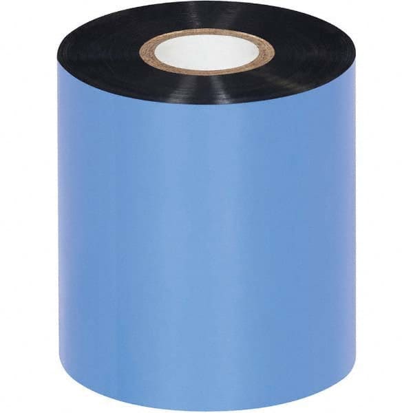 Value Collection - 3.14" x 1476' Black Wax/Resin Thermal Transfer Ribbon - Industrial Tool & Supply