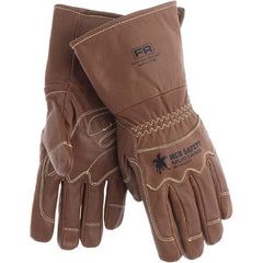 MCR Safety - Arc Flash & Flame Protection Gloves Protection Type: Arc Flash Material Type: Leather or Synthetic Leather - Industrial Tool & Supply