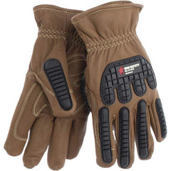 MCR Safety - Arc Flash & Flame Protection Gloves Protection Type: Arc Flash Material Type: Leather or Synthetic Leather - Industrial Tool & Supply