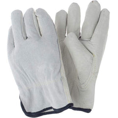 MCR Safety - Size XL Leather Abrasion Protection Work Gloves - Industrial Tool & Supply
