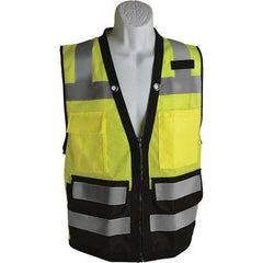 Walkers - High Visibility Vests Vest Style: Surveyor's Vest Type: Hi Visibility - Industrial Tool & Supply
