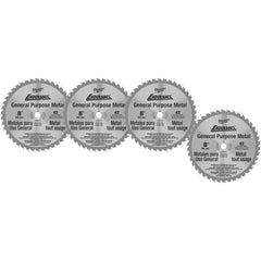 Milwaukee Tool - Wet & Dry-Cut Saw Blades; Blade Diameter (Inch): 8 ; Blade Material: Cermet-Tipped ; Arbor Style: Standard Round ; Arbor Hole Diameter (Inch): 5/8 ; Arbor Hole Diameter (Decimal Inch): 5/8 ; Application: For Cutting Ferrous & Nonferrous - Exact Industrial Supply