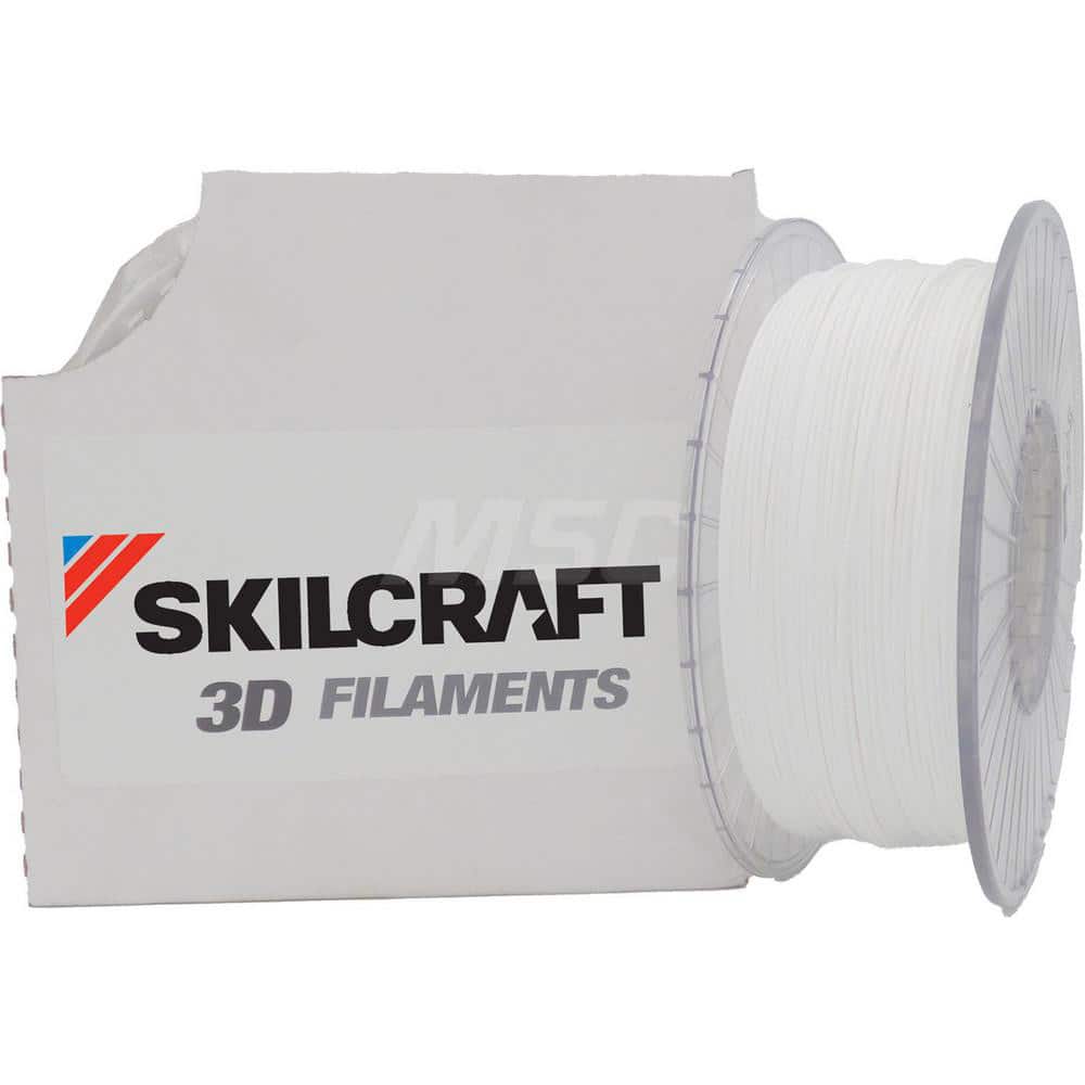 3D Printer Consumables; Color: White; Material: PLA; Type: Filament 1KG Spool