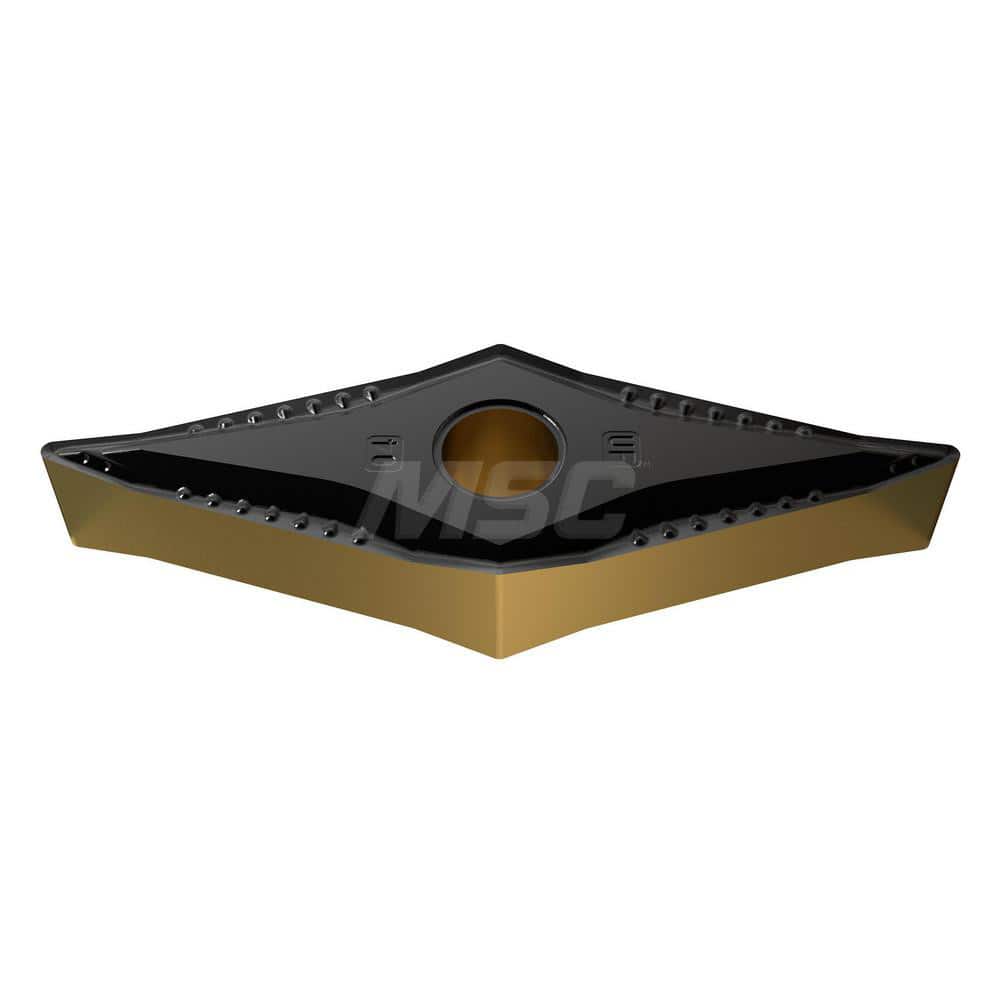 Turning Insert:  VNMG160404-UF YG3010,  Solid Carbide TiCN & Al2O3 Finish,  0.6220″ Long,  3/8″ Inscribed Circle,  N/A Series  VNMG