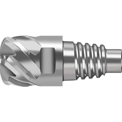 Corner Radius & Corner Chamfer End Mill Heads; Mill Diameter (mm): 20.00; Mill Diameter (Decimal Inch): 0.7870; Length of Cut (mm): 40.3000; Connection Type: E20; Overall Length (mm): 59.8000; Flute Type: Spiral; Material Grade: WJ30RA; Helix Angle: 50; C